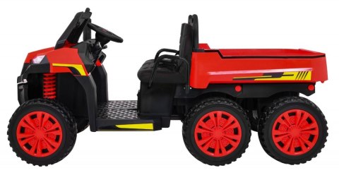 Autko Farmer Truck dla 2 dzieci Czerwony + Napęd 4x4 + Pilot + Kiper + Audio LED Autko Farmer Truck dla 2 dzieci Czerwony + Napęd 4x4 + Pilot + Kiper + Audio LED
