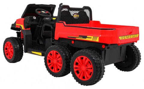 Autko Farmer Truck dla 2 dzieci Czerwony + Napęd 4x4 + Pilot + Kiper + Audio LED Autko Farmer Truck dla 2 dzieci Czerwony + Napęd 4x4 + Pilot + Kiper + Audio LED
