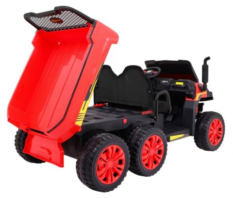 Autko Farmer Truck dla 2 dzieci Czerwony + Napęd 4x4 + Pilot + Kiper + Audio LED Autko Farmer Truck dla 2 dzieci Czerwony + Napęd 4x4 + Pilot + Kiper + Audio LED