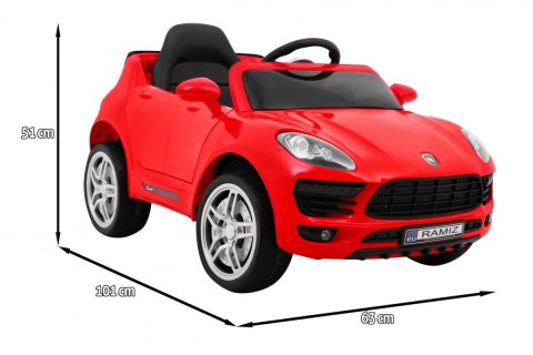 Autko Turbo-S na akumulator dla dzieci Czerwony + Pilot + Wolny Start + Koła EVA + Radio MP3 Autko Turbo-S na akumulator dla dzieci Czerwony + Pilot + Wolny Start + Koła EVA + Radio MP3