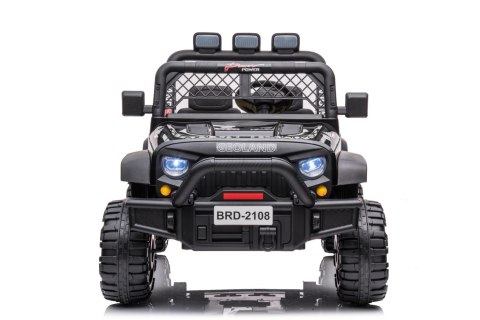Autko terenowe Geoland Power dla 2 dzieci Czarny + Pilot + Silniki 2x200W + Bagażnik + Radio MP3 + LED Autko terenowe Geoland Power dla 2 dzieci Czarny + Pilot + Silniki 2x200W + Bagażnik + Radio MP3 + LED
