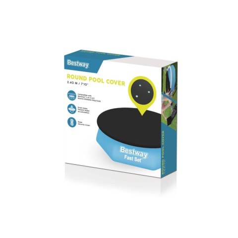 Pokrywa 280cm na basen rozporowy Fast Set 244cm/8FT BESTWAY Pokrywa 280cm na basen rozporowy Fast Set 244cm/8FT BESTWAY