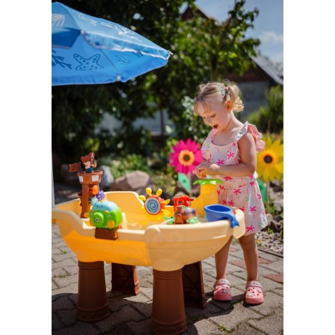 WOOPIE Stolik Wodny Piracka Łódź Armatka Wodna Bąbelki Parasol WOOPIE Stolik Wodny Piracka Łódź Armatka Wodna Bąbelki Parasol