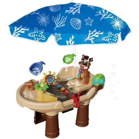 WOOPIE Stolik Wodny Piracka Łódź Armatka Wodna Bąbelki Parasol WOOPIE Stolik Wodny Piracka Łódź Armatka Wodna Bąbelki Parasol