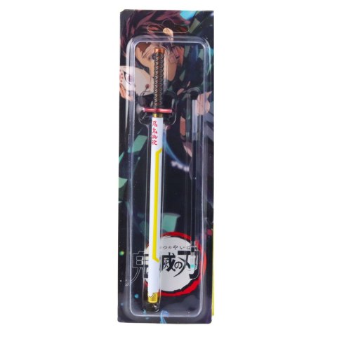 LEAN Długopis Miecz Katana Anime Metalowy Czarny Tusz Wymienny Wkład Biało-Żółty LEAN Długopis Miecz Katana Anime Metalowy Czarny Tusz Wymienny Wkład Biało-Żółty