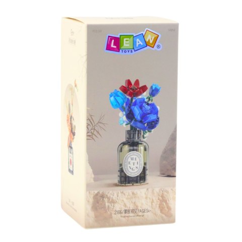 LEAN Toys Klocki Konstrukcyjne Bukiet Kwiatów W Wazonie Czerwono-Niebieski 358 el. LEAN Toys Klocki Konstrukcyjne Bukiet Kwiatów W Wazonie Czerwono-Niebieski 358 el.