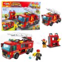 LEAN Toys Klocki Konstrukcyjne Wóz Straży Pożarnej Z Drabiną 275 el.