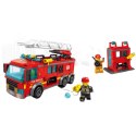 LEAN Toys Klocki Konstrukcyjne Wóz Straży Pożarnej Z Drabiną 275 el.