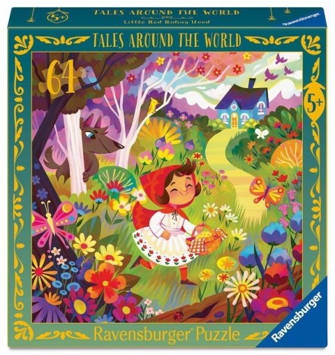 Puzzle dla dzieci: Czerwony Kapturek 64el Puzzle dla dzieci: Czerwony Kapturek 64el