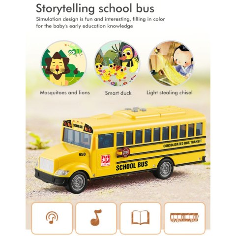WOOPIE Autobus Szkolny Interaktywny Elektryczny 1:20 WOOPIE Autobus Szkolny Interaktywny Elektryczny 1:20