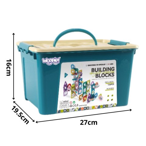 WOOPIE Klocki Magnetyczne Konstrukcyjne 3D Zestaw Edukacyjny Tor Kulkowy 126el.el. WOOPIE Klocki Magnetyczne Konstrukcyjne 3D Zestaw Edukacyjny Tor Kulkowy 126el.el.