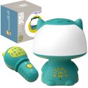 WOOPIE Multifunkcyjna Lampka RGB Głośnik Bluetooth Karaoke Modulator Głosu Karta SD AUX Turkusowa