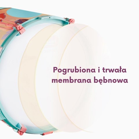 WOOPIE Perkusja Edukacyjna dla Dzieci 5 Bębnów 1 Talerz + Taboret z Motywem Zwierzątek WOOPIE Perkusja Edukacyjna dla Dzieci 5 Bębnów 1 Talerz + Taboret z Motywem Zwierzątek