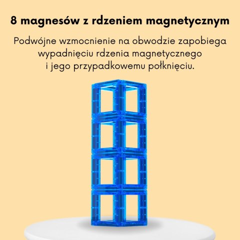 WOOPIE Przestrzenne Klocki Magnetyczne Nauka Liter 70 Elementów WOOPIE Przestrzenne Klocki Magnetyczne Nauka Liter 70 Elementów