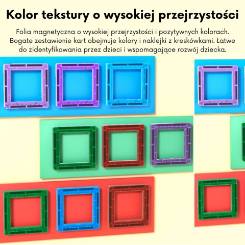 WOOPIE Przestrzenne Klocki Magnetyczne Nauka Liter 70 Elementów WOOPIE Przestrzenne Klocki Magnetyczne Nauka Liter 70 Elementów