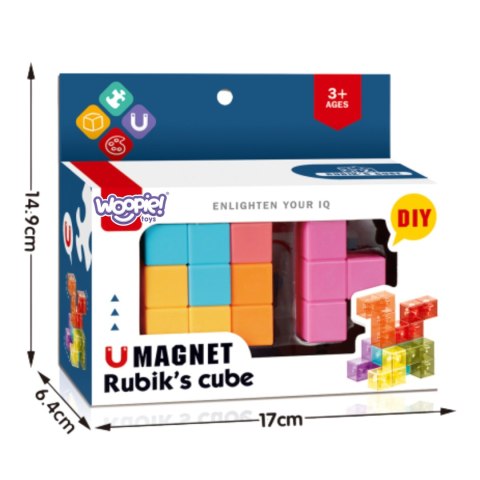 WOOPIE Układanka Kostka Magnetyczna Tetris WOOPIE Układanka Kostka Magnetyczna Tetris