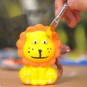 WOOPIE Zestaw Kreatywny z Farbami DIY Zrób Odlewy Gipsowe Figurki i Pomaluj - Zestaw Zwierzątka