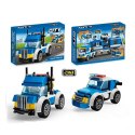 LEAN Toys Klocki Konstrukcyjne Policja Helikopter Pojazdy Budynki 98-118 el. Mix