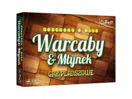 Trefl Gry GRA - Warcaby-Młynek de Luxe 01681