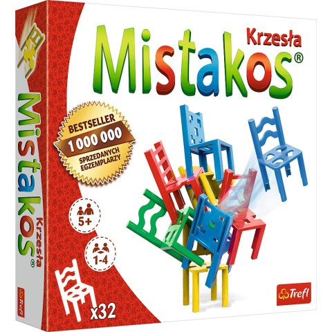 Trefl Gry Gra MISTAKOS KRZESŁA 4 OSOBOWE TREFL 02074 Trefl Gry Gra MISTAKOS KRZESŁA 4 OSOBOWE TREFL 02074