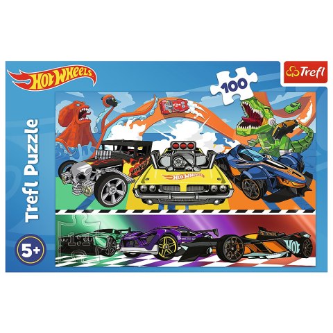 Trefl Puzzle Puzzle - 100 - Pędzące samochody - Hot Wheels Trefl 16466 Trefl Puzzle Puzzle - 100 - Pędzące samochody - Hot Wheels Trefl 16466