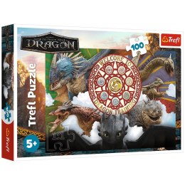 Trefl Puzzle Puzzle 100 - Smoki w akcji - Trefl 16524