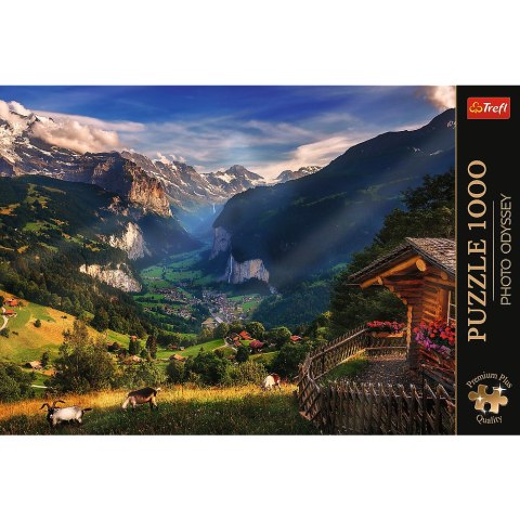 Trefl Puzzle Puzzle - "1000 Premium Plus" - Photo Odyssey: Lauterbrunnen 10821 Trefl Puzzle Puzzle - "1000 Premium Plus" - Photo Odyssey: Lauterbrunnen 10821