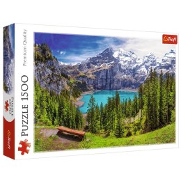 Trefl Puzzle Puzzle - 1500 - Jezioro Oeschinen, Alpy, Szwajcaria Trefl 26166