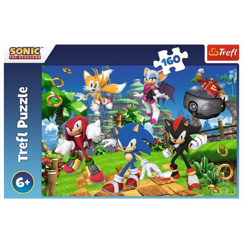 Trefl Puzzle Puzzle - 160 - Sonic i przyjaciele Trefl 15421 Trefl Puzzle Puzzle - 160 - Sonic i przyjaciele Trefl 15421