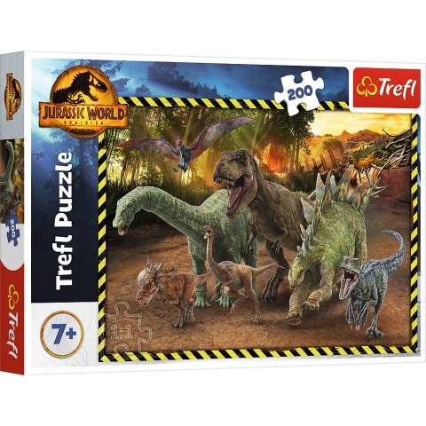 Trefl Puzzle Puzzle - 200 - Dinozaury z Parku Jurajskiego Jurassic World 13287