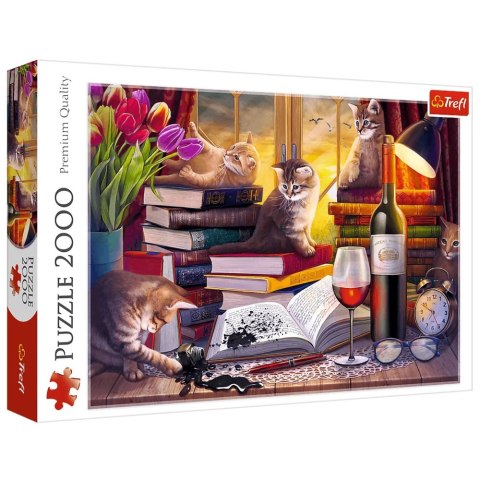 Trefl Puzzle Puzzle - 2000 - Koci wieczór Trefl 27126