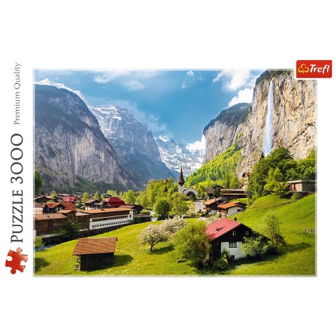 Trefl Puzzle Puzzle - 3000 - Lauterbrunnen, Szwajcaria Trefl 33076 Trefl Puzzle Puzzle - 3000 - Lauterbrunnen, Szwajcaria Trefl 33076
