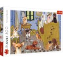 Trefl Puzzle Puzzle - 500 - Pokój van Gogha Psia Rewolucja Trefl 37539