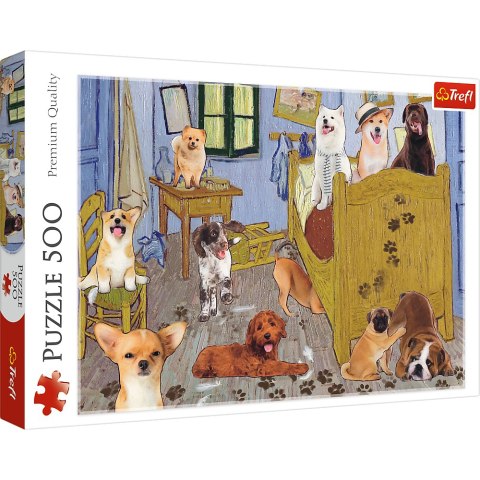 Trefl Puzzle Puzzle - 500 - Pokój van Gogha Psia Rewolucja Trefl 37539
