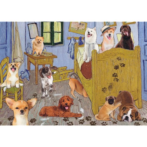 Trefl Puzzle Puzzle - 500 - Pokój van Gogha Psia Rewolucja Trefl 37539 Trefl Puzzle Puzzle - 500 - Pokój van Gogha Psia Rewolucja Trefl 37539