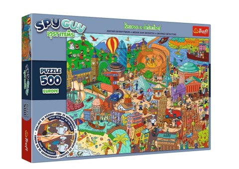 Trefl Puzzle Puzzle - 500 - Spy Guy Lost Items: Europe Rodzina Treflików 37481