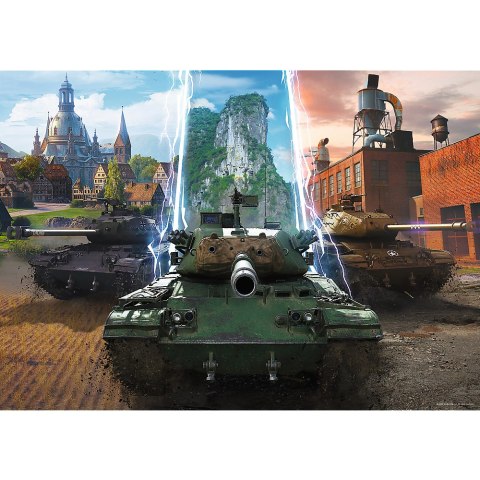 Trefl Puzzle Puzzle - 500 - World of Tanks: Czas na akcję! Trefl 37535 Trefl Puzzle Puzzle - 500 - World of Tanks: Czas na akcję! Trefl 37535