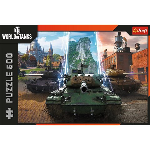 Trefl Puzzle Puzzle - 500 - World of Tanks: Czas na akcję! Trefl 37535 Trefl Puzzle Puzzle - 500 - World of Tanks: Czas na akcję! Trefl 37535