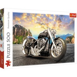 Trefl Puzzle Puzzle 500 el. Czarny motocykl 37384