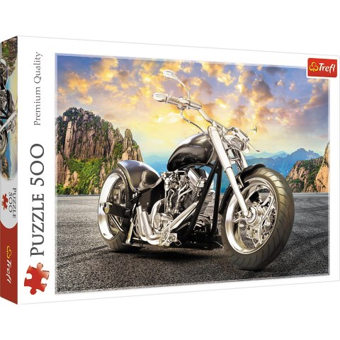 Trefl Puzzle Puzzle 500 el. Czarny motocykl 37384