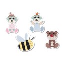 Trefl Puzzle Puzzle - Baby Classic - Przyjacielskie Bobaski -Bobaski i Miś Trefl 36139
