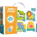 Trefl Puzzle Puzzle - Baby Classic - Zwierzątka na safari / Trefl Baby 36073