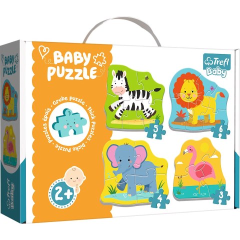 Trefl Puzzle Puzzle - Baby Classic - Zwierzątka na safari / Trefl Baby 36073