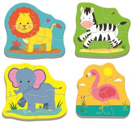 Trefl Puzzle Puzzle - Baby Classic - Zwierzątka na safari / Trefl Baby 36073