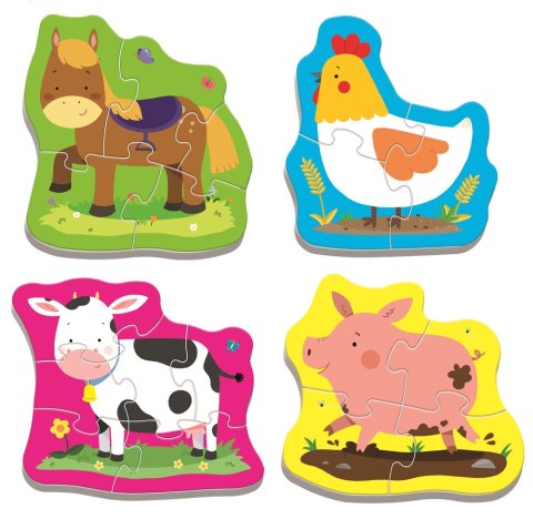 Trefl Puzzle Puzzle - Baby Classic - Zwierzęta na wsi - Trefl Baby 36070 Trefl Puzzle Puzzle - Baby Classic - Zwierzęta na wsi - Trefl Baby 36070