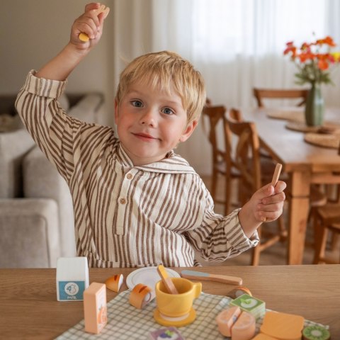 TOOKY TOY Zestaw Piknikowy Owoce do Krojenia Zestaw Śniadaniow TOOKY TOY Zestaw Piknikowy Owoce do Krojenia Zestaw Śniadaniow