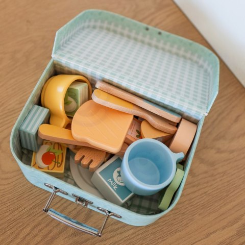 TOOKY TOY Zestaw Piknikowy Owoce do Krojenia Zestaw Śniadaniow TOOKY TOY Zestaw Piknikowy Owoce do Krojenia Zestaw Śniadaniow