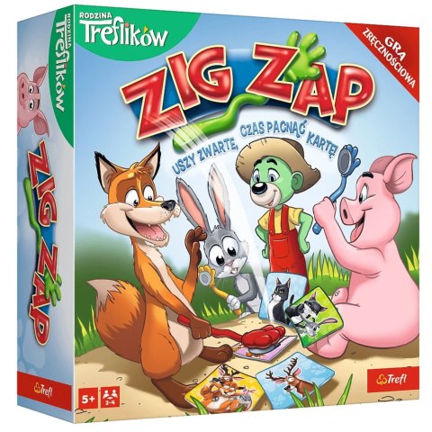 Trefl Gry GRA - ZIG ZAP Rodzina Treflików Trefl 02821 Trefl Gry GRA - ZIG ZAP Rodzina Treflików Trefl 02821