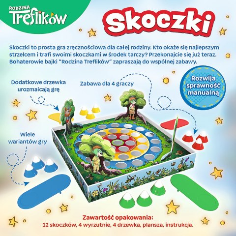 Trefl Gry Gra Zręcznościowa Skoczki Trefl 02820 Trefl Gry Gra Zręcznościowa Skoczki Trefl 02820