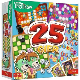 Trefl Puzzle Kalejdoskop 25 gier Rodzina Treflików Trefl 02824